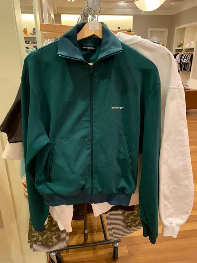 Pre-owned Balenciaga Track Jacket In Green