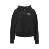 Balenciaga Track Jacket With Side Zippers In Black