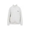 Balenciaga Logo Embroidered Zip-up Jacket In Multi