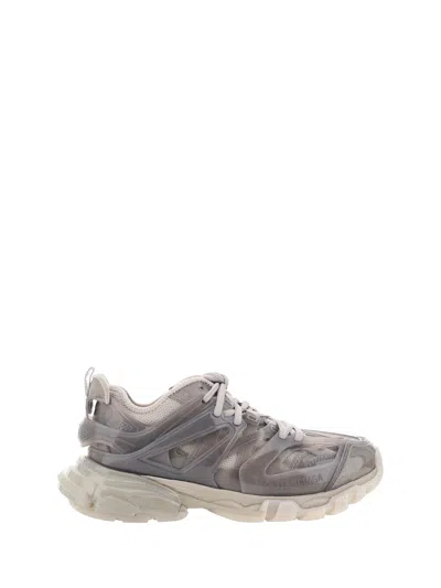 Balenciaga Beige Lace Up Sneakers