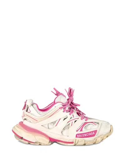 Pre-owned Balenciaga Track Layered Sneakers In White