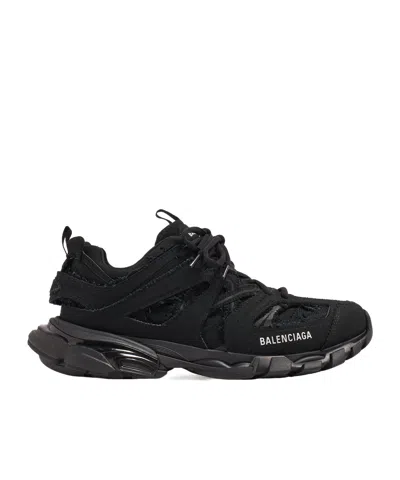 Balenciaga Track Nylon And Mesh Running Sneakers In Multi