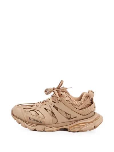 Pre-owned Balenciaga Track Mesh-panels Sneakers In Brown