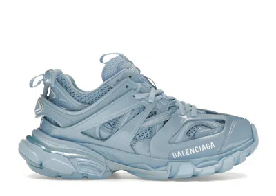 Pre-owned Balenciaga Track Metallic (women's) Sneakers In Light Blue