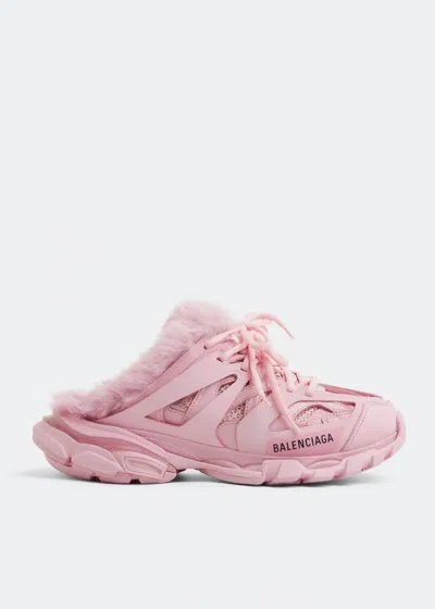 Pre-owned Balenciaga Track Mule In Pink