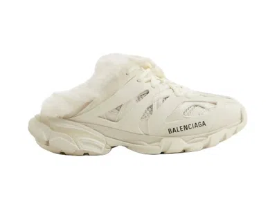 Pre-owned Balenciaga Track Mule (women's) Sneakers In Beige