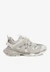 Balenciaga Track Nylon And Mesh Running Sneakers In Animal Print