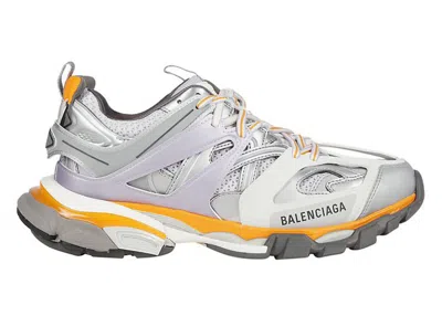 Pre-owned Balenciaga Track Orange (women's) Sneakers In Grey