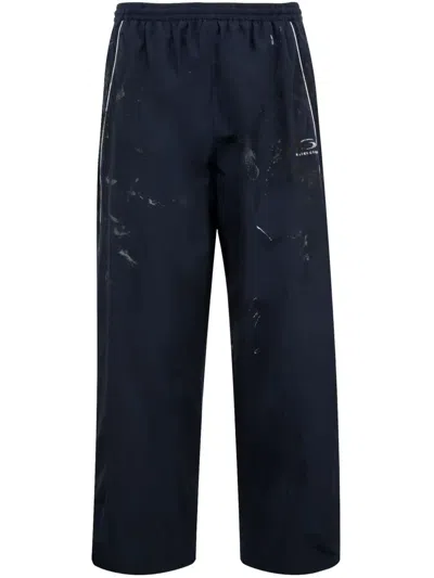 Balenciaga Track Pants In Blue