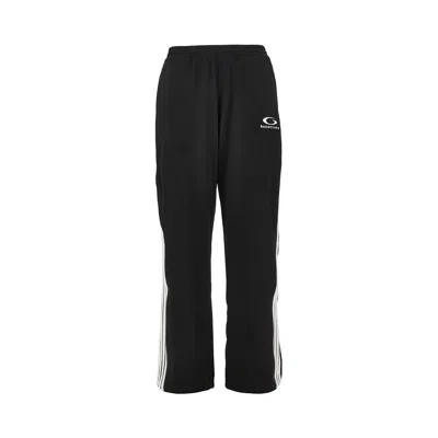 Balenciaga Track Pants With Side Zippers In Blue