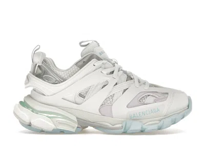 Pre-owned Balenciaga Track Pastel (women's) Sneakers In White/patel Pink/pastel Blue
