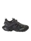 Balenciaga Track Rubber And Mesh Sneakers In Black