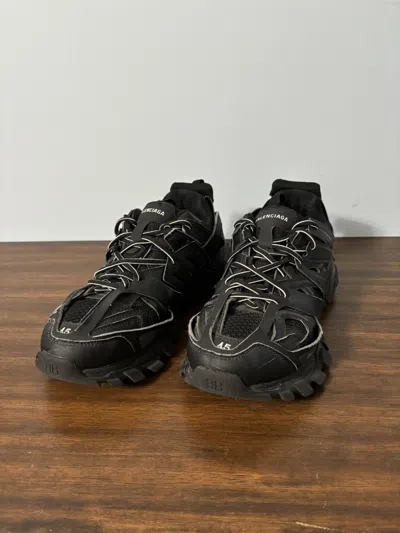 Pre-owned Balenciaga Track Runner Black Shoes