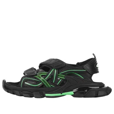 Balenciaga Track Sandal 'black Fluo Green'