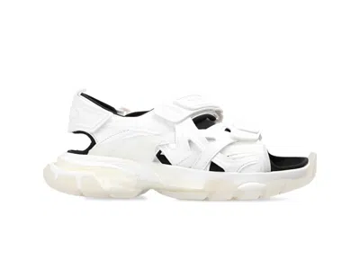 Pre-owned Balenciaga Track Sandal Clear Sole (women's) Sneakers In White/black