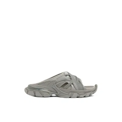 Balenciaga Track Sandal Slides In Gray