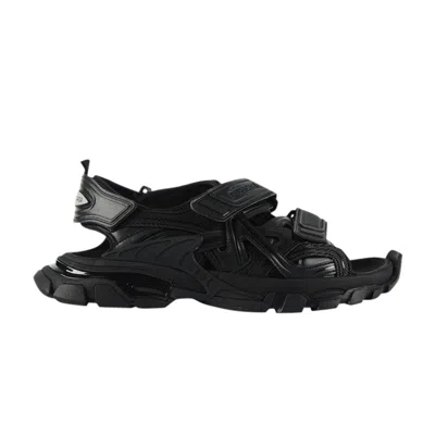 Pre-owned Balenciaga Track Sandal 'triple Black' | Men's Size 47