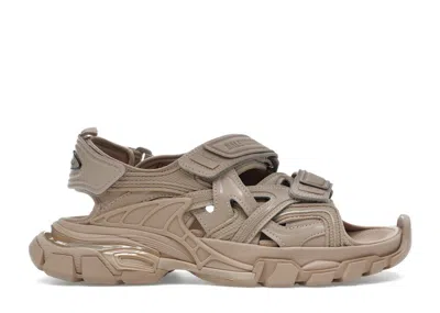 Pre-owned Balenciaga Track Sandal (women's) Sneakers In Beige