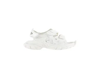 Pre-owned Balenciaga Track Sandal (women's) Sneakers In White