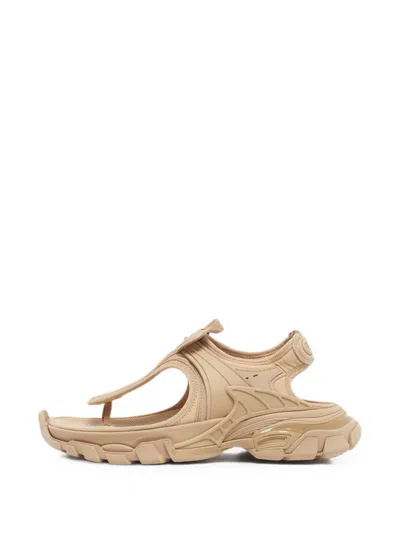 Pre-owned Balenciaga Track Sandals In Neutrals