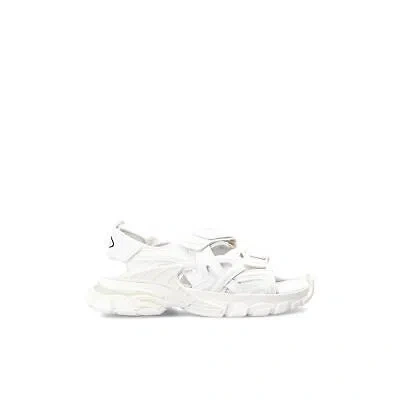 Pre-owned Balenciaga Track Sandals In White