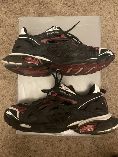 Pre-owned Balenciaga Track Shoes In Black