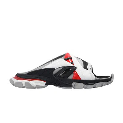Pre-owned Balenciaga Track Slide Sandal 'black Grey Red' | Men's Size 42 In Gray