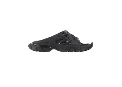 Pre-owned Balenciaga Track Slide (women's) Sneakers In Black