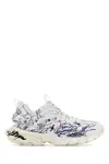 Balenciaga Mesh And Rubber Track Sneakers With Chunky Sole