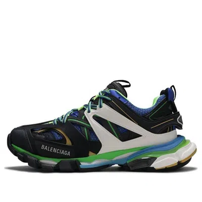Balenciaga Track Sneaker 'black Blue' In Multi