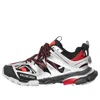 Balenciaga Track Panelled Faux-leather And Mesh Trainers In Multi