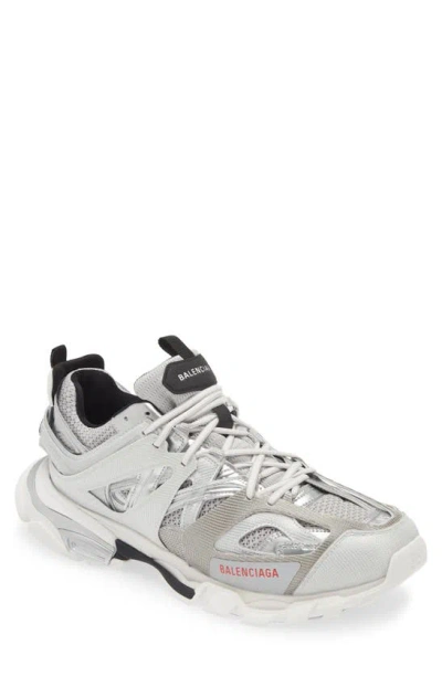 Balenciaga Track Sneaker In Silver/ White/ Black