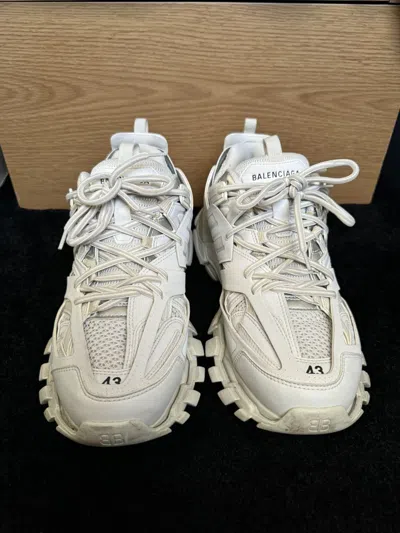 Pre-owned Balenciaga Track Sneaker White