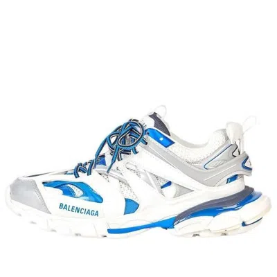 Balenciaga Track Sneaker 'white Blue' In Multi