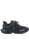 Balenciaga Women Black Mesh And Rubber Track Sneakers