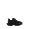 Balenciaga Women Black Mesh And Rubber Track Sneakers