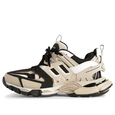 Balenciaga Track Sneakers 'beige And Black Mesh And Nylon' In Neutral