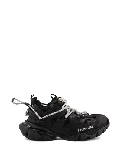 Balenciaga Women Black Mesh And Rubber Track Trail Laces Sneakers