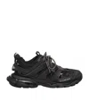 Balenciaga Track Laminated-panels Sneakers In Black