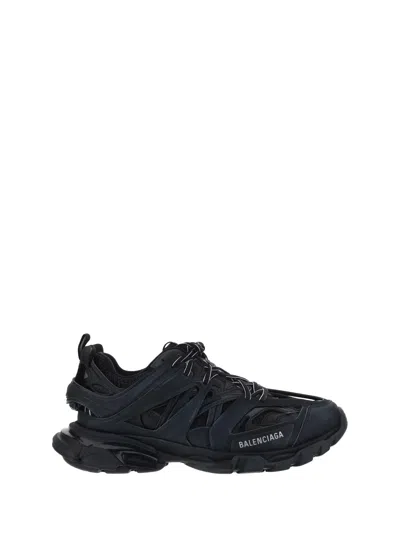 Balenciaga Track Nylon And Mesh Running Sneakers In Multi