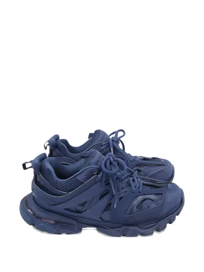 Pre-owned Balenciaga Track Sneakers In Blue