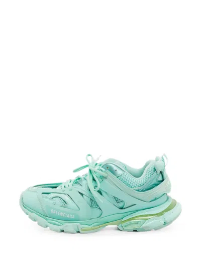 Pre-owned Balenciaga Track Sneakers In Blue