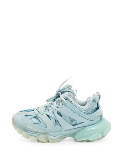 Pre-owned Balenciaga Track Sneakers In Blue