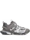 Balenciaga Cage Design Track Sneakers In Grey