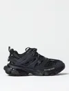 Balenciaga Track Sneakers In Mesh And Synthetic Leather In Black