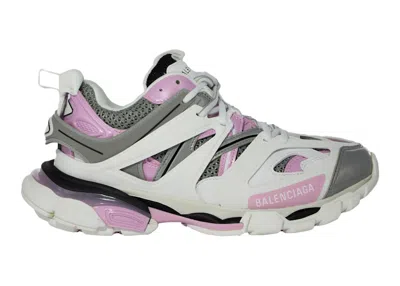 Pre-owned Balenciaga Track Sneakers In White/rose/pink Grey