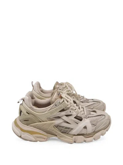 Pre-owned Balenciaga Track Sneakers In Neutral