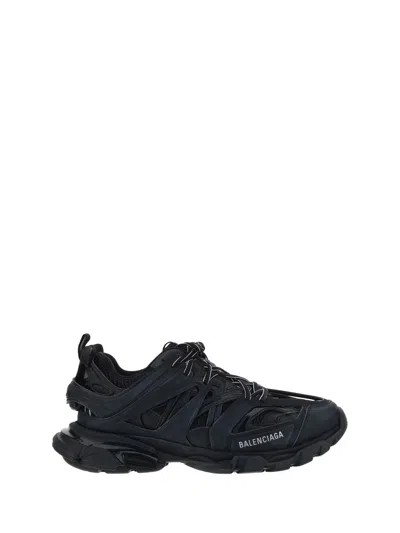 Balenciaga Track Nylon And Mesh Running Sneakers In Multi