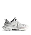 Balenciaga Track Low-top Sneakers In Silver