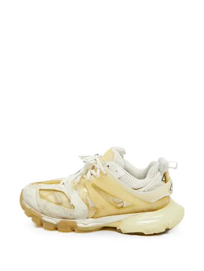 Pre-owned Balenciaga Track Sneakers In White